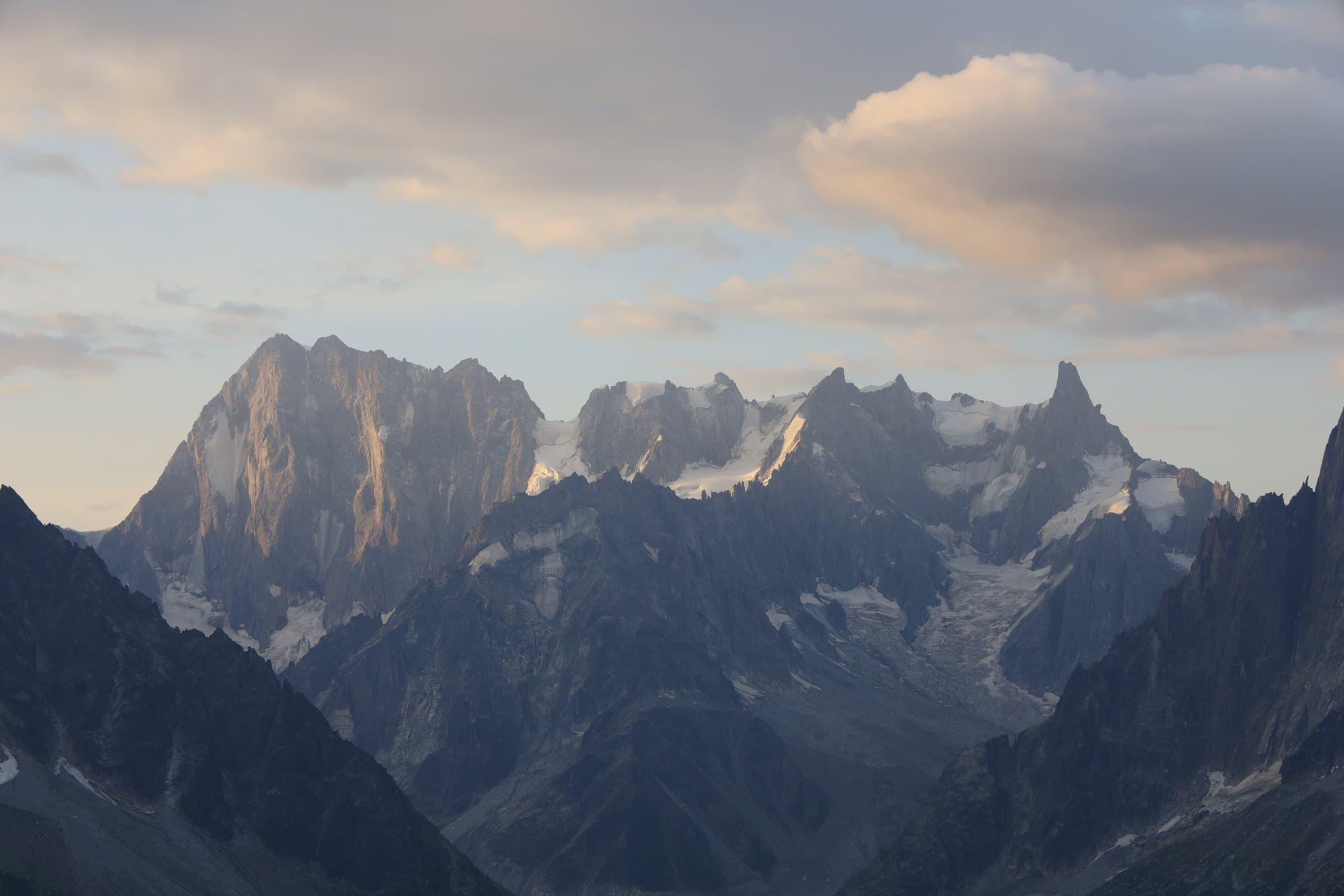 Part of the Mont Blanc range, captured with my dad's long zoom camera.